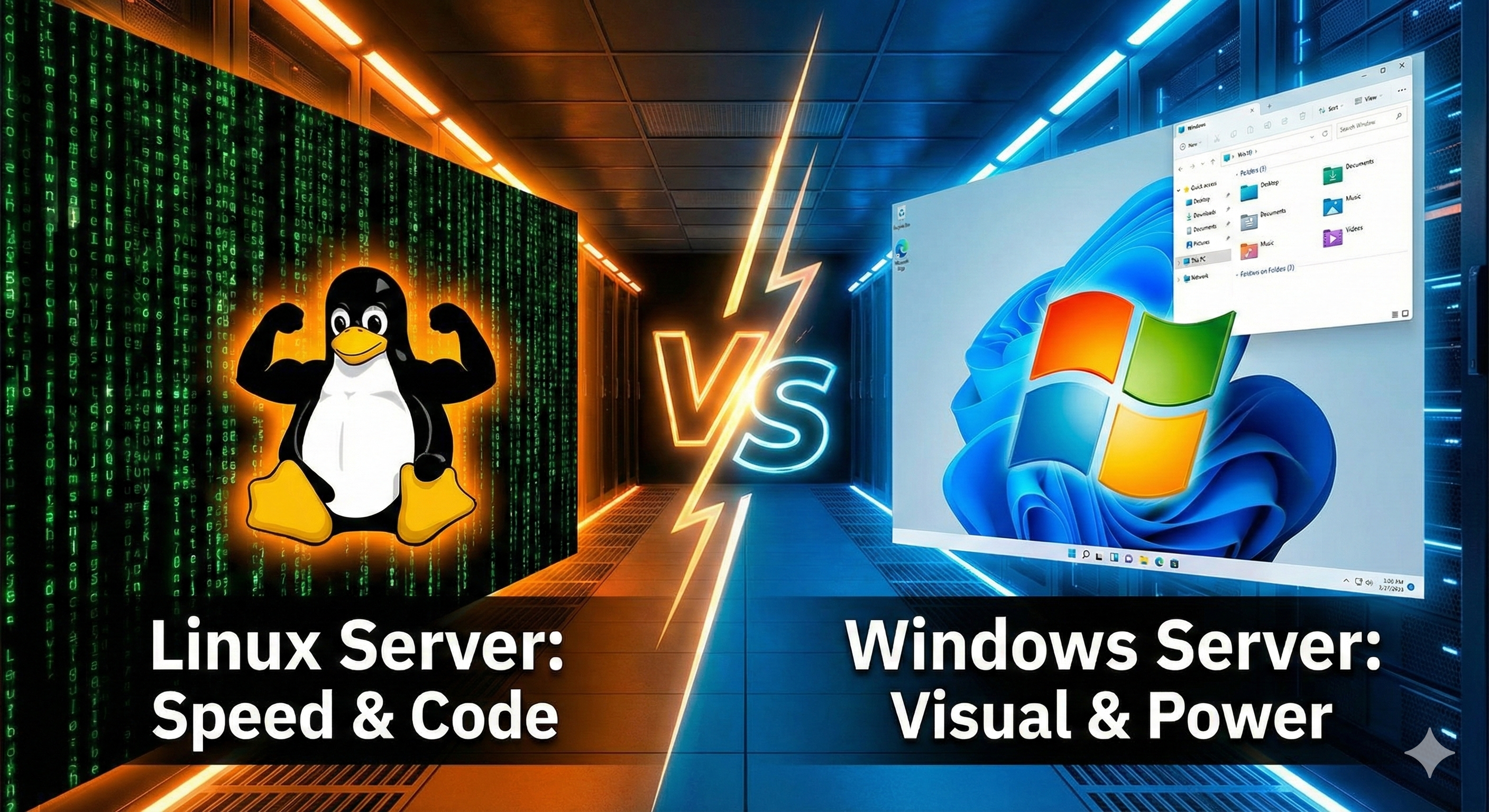 Ezeli Rekabet: Windows Server mı, Linux Server mı? Hangisini Seçmelisiniz?
